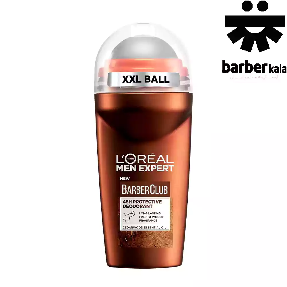 رول ضد تعریق مردانه لورال LOreal Men Expert مدل Barber Club حجم 50 میل