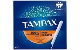 تامپکس سوپر پلاس بدون پلاستیک (Tampax Super Plus Non-Plastic)20عددی