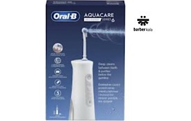 واترجت شارژی دندان مدلOral-B Aquacare 6 با فناوری Oxyjet و طراحی بی‌سیم