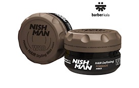 کرم حالت دهنده مو نیش من مدل Nish Man Pomade Amber w10 با براقیت ملایم و استحکام بالا
حجم150mil