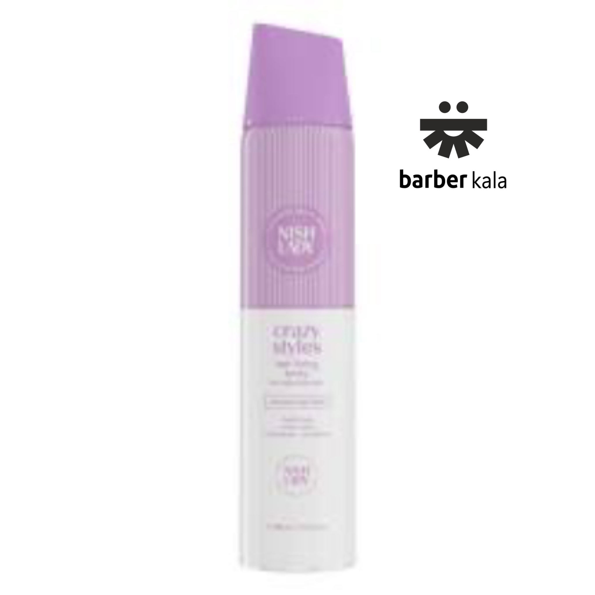 اسپری فیکساتور Nish Lady Crazy Styles Hair Fixing Spray با قدرت نگه‌دارندگی بسیار زیاد، مخصوص بانوان
