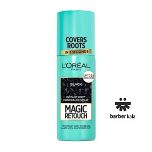 اسپری L’Oréal Magic Retouch یک راه‌حل فوری برای پوشاندن ریشه‌های رشد کرده و موهای سفید