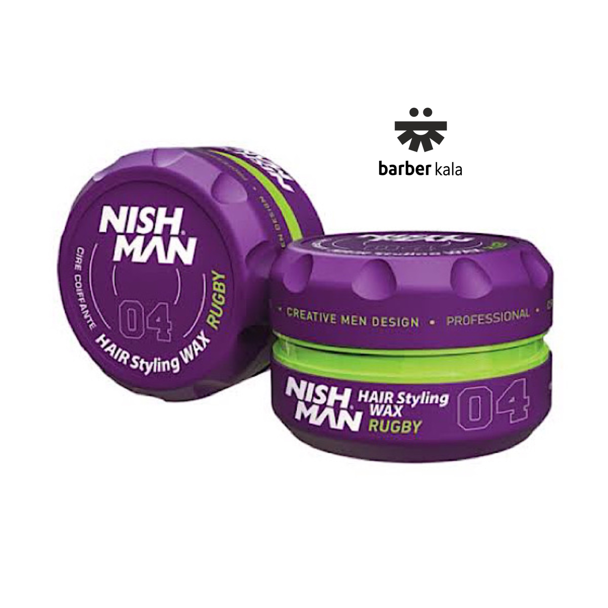 واکس مو Nish Man شماره 04 مدل Rugby حجم150ml