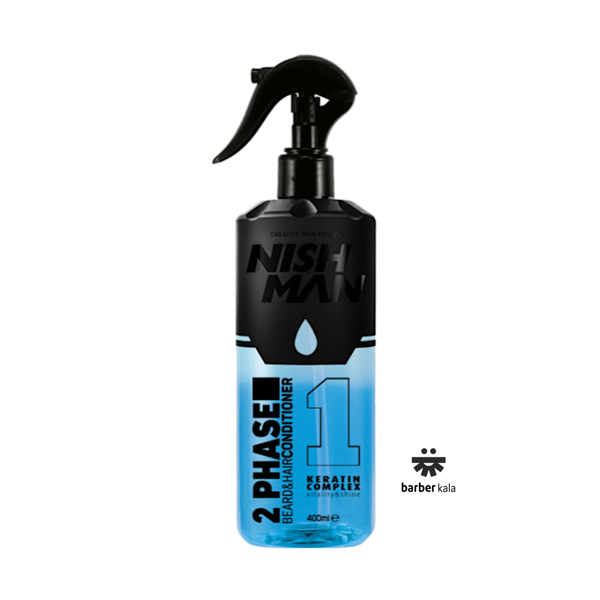 اسپری دو فاز مو و ریش نیش‌من مدل 1 با ترکیبات غنی‌شده از کراتین
حجم 400ml